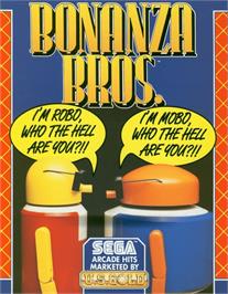 Box cover for Bonanza Bros. on the Commodore Amiga.