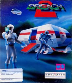 Box cover for Breach 2 on the Commodore Amiga.