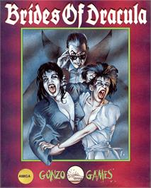 Box cover for Brides of Dracula on the Commodore Amiga.