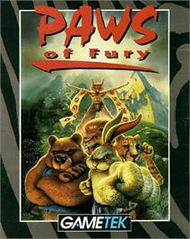 Box cover for Brutal: Paws of Fury on the Commodore Amiga.