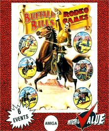 Box cover for Buffalo Bill's Wild West Show on the Commodore Amiga.