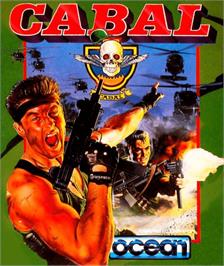 Box cover for Cabal on the Commodore Amiga.