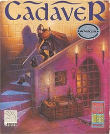 Box cover for Cadaver on the Commodore Amiga.