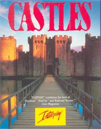 Box cover for Castles on the Commodore Amiga.