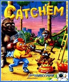 Box cover for Catch 'em on the Commodore Amiga.