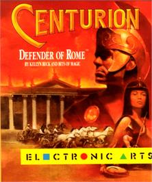 Box cover for Centurion: Defender of Rome on the Commodore Amiga.