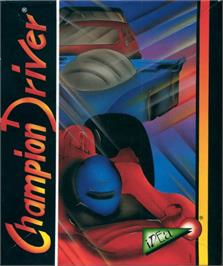 Box cover for Champion Driver on the Commodore Amiga.