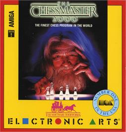 Box cover for Chessmaster 2000 on the Commodore Amiga.