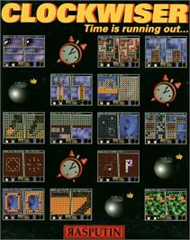 Box cover for Clockwiser: Time is Running Out... on the Commodore Amiga.