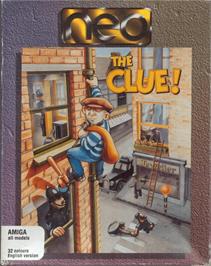 Box cover for Clue: Master Detective on the Commodore Amiga.