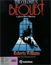 Box cover for Colonel's Bequest on the Commodore Amiga.