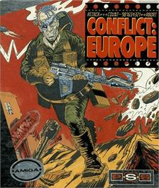 Box cover for Conflict: Europe on the Commodore Amiga.