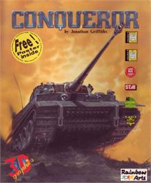Box cover for Conqueror on the Commodore Amiga.