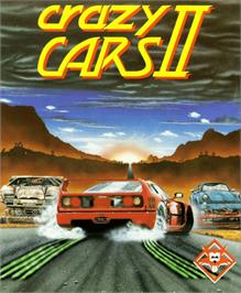 Box cover for Crazy Cars 2 on the Commodore Amiga.