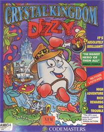 Box cover for Crystal Kingdom Dizzy on the Commodore Amiga.