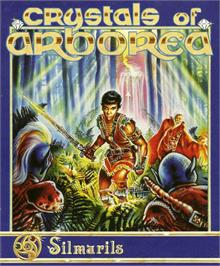 Box cover for Crystals of Arborea on the Commodore Amiga.