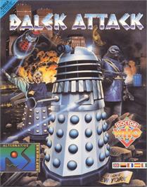 Box cover for Dalek Attack on the Commodore Amiga.