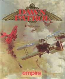 Box cover for Dawn Patrol on the Commodore Amiga.