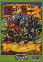 Box cover for Defender of the Crown on the Commodore Amiga.