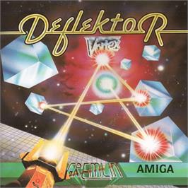 Box cover for Deflektor on the Commodore Amiga.