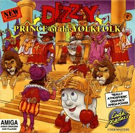 Box cover for Dizzy: Prince of the Yolkfolk on the Commodore Amiga.
