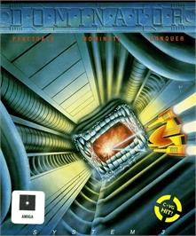 Box cover for Dominator on the Commodore Amiga.