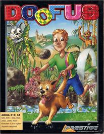 Box cover for Doofus on the Commodore Amiga.