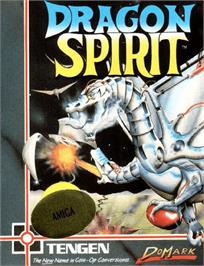 Box cover for Dragon Spirit on the Commodore Amiga.