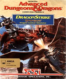 Box cover for Dragon Strike on the Commodore Amiga.