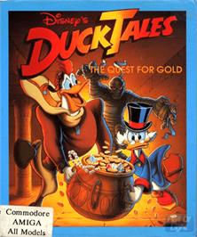 Box cover for Duck Tales: The Quest for Gold on the Commodore Amiga.
