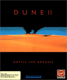 Box cover for Dune 2 on the Commodore Amiga.