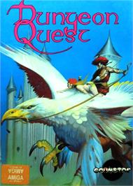 Box cover for Dungeon Quest on the Commodore Amiga.