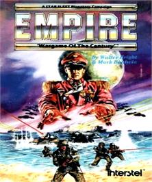 Box cover for Empire: Wargame of the Century on the Commodore Amiga.