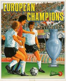 Box cover for European Champions on the Commodore Amiga.