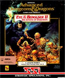 Box cover for Eye of the Beholder II: The Legend of Darkmoon on the Commodore Amiga.