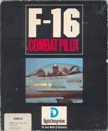 Box cover for F-16 Combat Pilot on the Commodore Amiga.