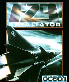 Box cover for F29 Retaliator on the Commodore Amiga.