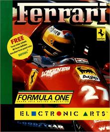 Box cover for Ferrari Formula One on the Commodore Amiga.