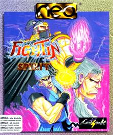 Box cover for Fightin' Spirit on the Commodore Amiga.