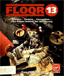 Box cover for Floor 13 on the Commodore Amiga.