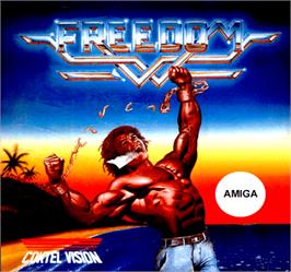Box cover for Freedom: Rebels in the Darkness on the Commodore Amiga.