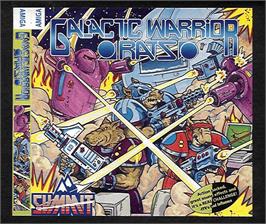Box cover for Galactic Warrior Rats on the Commodore Amiga.