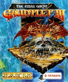 Box cover for Gauntlet III on the Commodore Amiga.