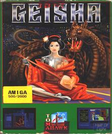 Box cover for Geisha on the Commodore Amiga.