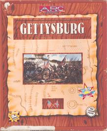Box cover for Gettysburg: The Turning Point on the Commodore Amiga.