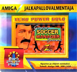 Box cover for Graeme Souness Soccer Manager on the Commodore Amiga.