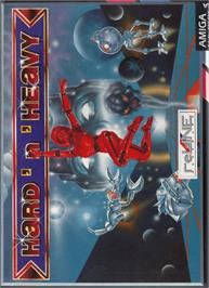 Box cover for Hard 'n Heavy on the Commodore Amiga.