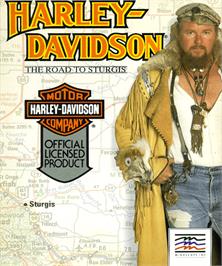 Box cover for Harley-Davidson: The Road to Sturgis on the Commodore Amiga.
