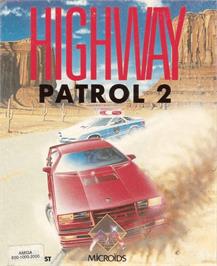 Box cover for Highway Patrol 2 on the Commodore Amiga.