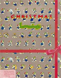 Box cover for Holiday Lemmings on the Commodore Amiga.